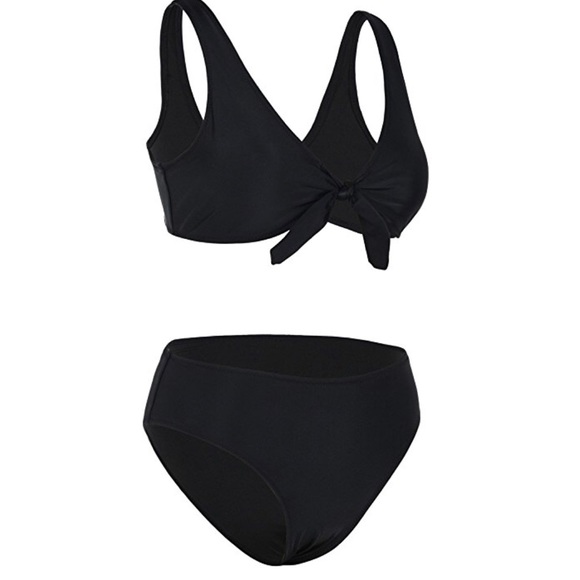 Women's Bikini Sets Tie Front Tankini Sexy 2 Piece - Picture 2 of 4